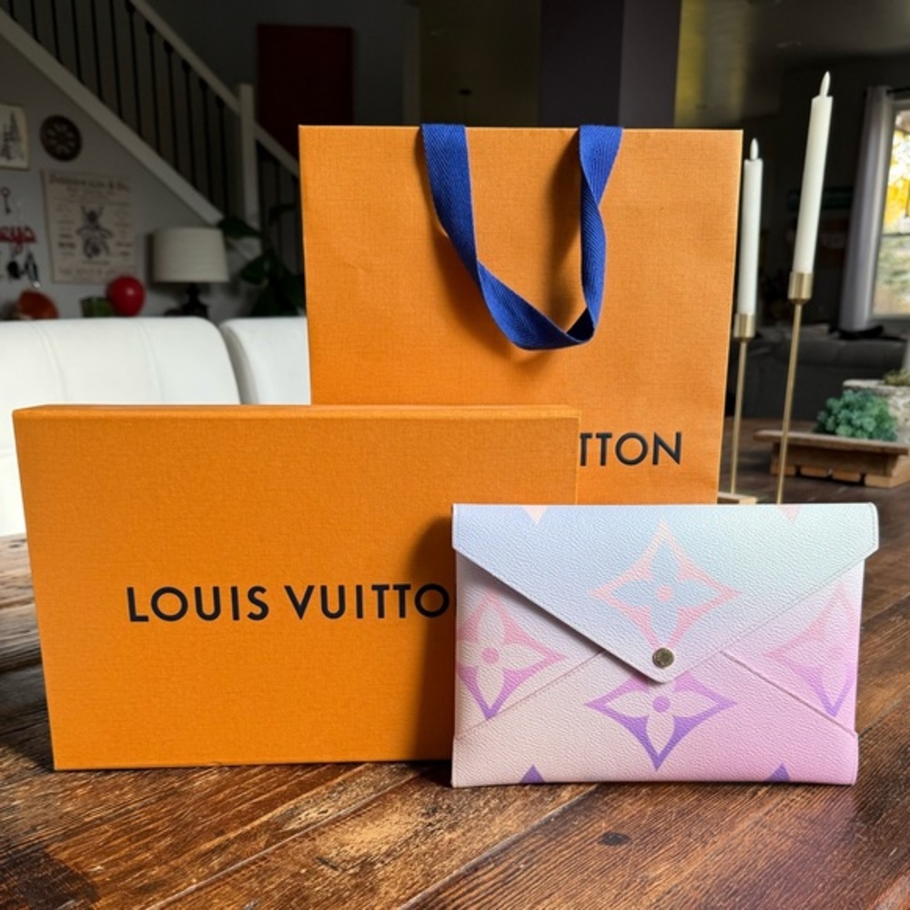 Louis Vuitton Large Kirigami Pochette In Sunrise Pastel